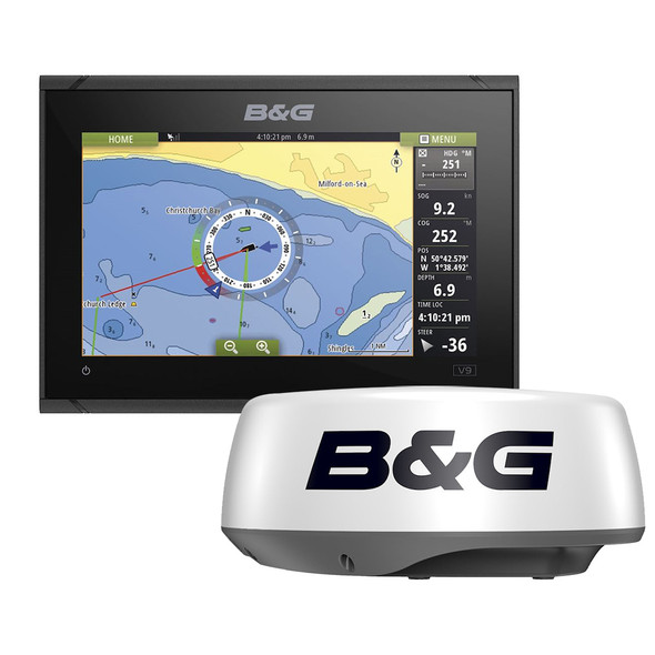 B&G Vulcan 9 Radar Bundle w/HALO20 Radar 000-15620-001