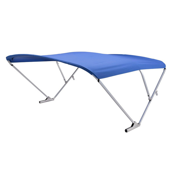SureShade Power Bimini - Clear Anodized Frame - Pacific Blue Fabric 2020000302