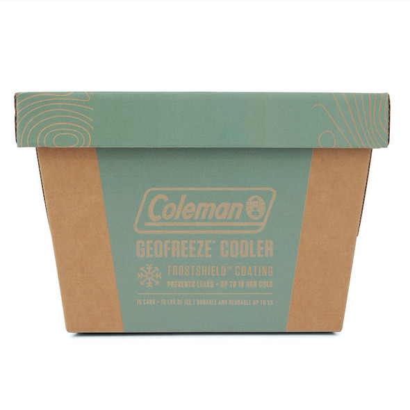 Coleman GeoFreeze&trade; Recyclable Cooler - 16 Cans - Brown 2156073
