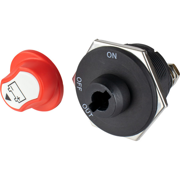 Sea-Dog Mini Battery Switch Key w/Removable Knob - 32V &amp; 300A 422730-1