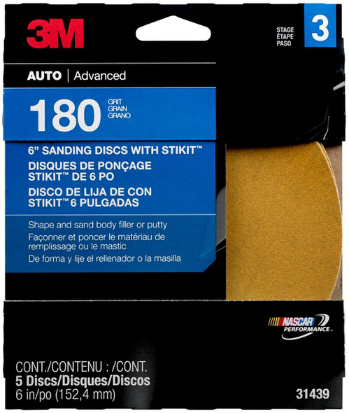 STIKIT GOLD DISC 6' 180A 31439