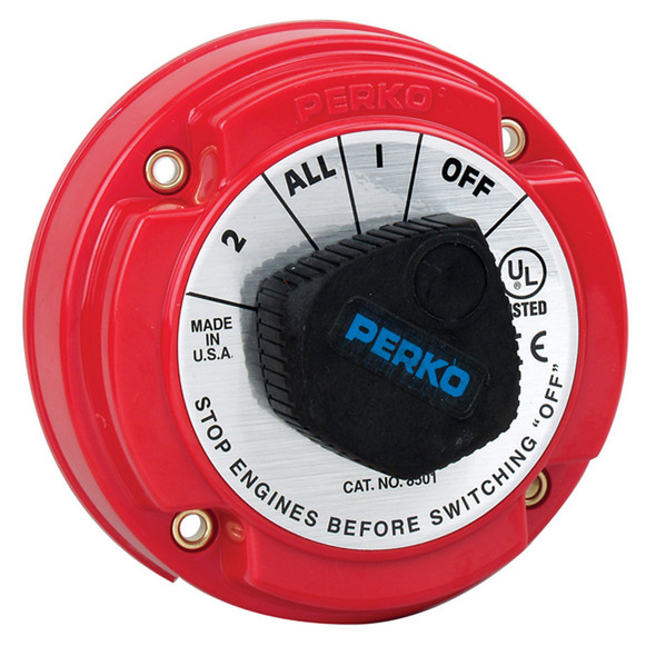 Perko Medium Duty Battery Selector Switch - 250A Continuous 8501DP