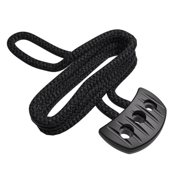 Snubber - Black Snubber Pull With Rope - Tar Black S61390
