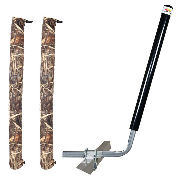 C.E. Smith Angled Post Guide-On - 40" - Black w/FREE Camo Wet Land 27647-902