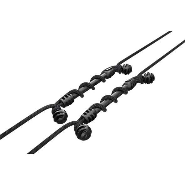 Snubber - Tar Black Snubber Twist - Pair S61202