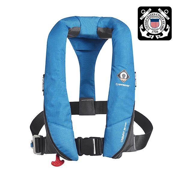 Crewsaver Crewfit 35 Sport USCG Automatic Life Jacket - Blue 904025