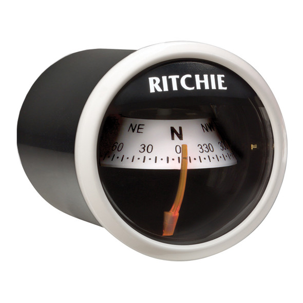 Ritchie X-23WW RitchieSport Compass - Dash Mount - White/Black X-23WW