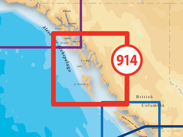 Navionics Msd/914p-2 Platinum North Bc-baranof Island MSD/914P-2