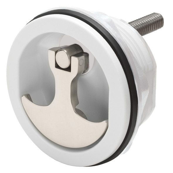 Whitecap Compression Handle - Nylon White/Stainless Steel - Non-Lo 6230WC