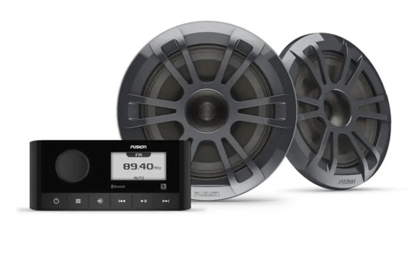 Fusion Ms-ra60 Bundle Ms-ra60 Stereo With Pair El Sport 6.5" Spea  010-02405-61