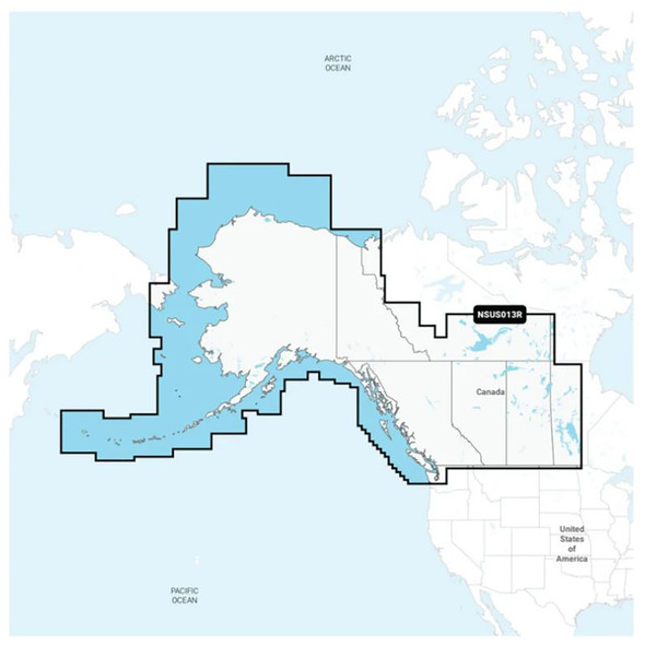 Garmin Navionics+&trade; NSUS013R Canada, West &amp; Alaska 010-C1485-20