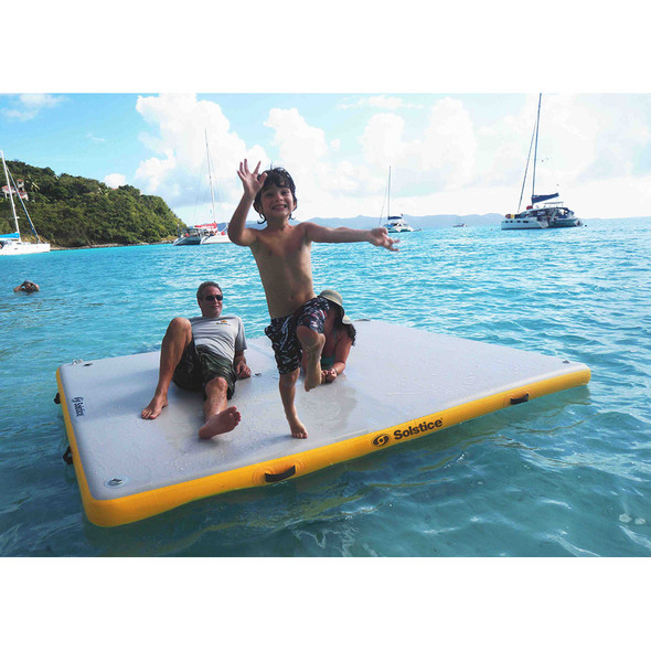 Solstice Watersports 10&#39; x 10&#39; Inflatable Dock 31010