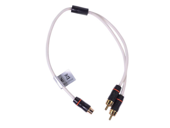 RCA SPLITTER  1 FEMALE TO 2 MALE 010-12621-00