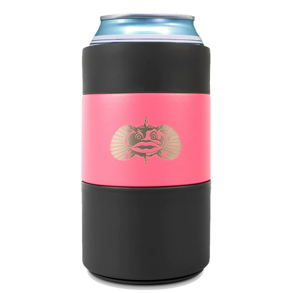 Toadfish Non-Tipping Can Cooler + Adapter - 12oz - Pink 1066