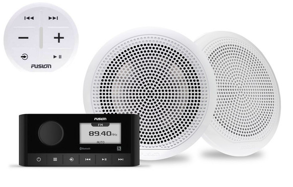 Fusion Ms-ra60kcw Bundle Ms-ra60 Stereo With Arx70w Pair El Classi 010-02405-50 ARXW