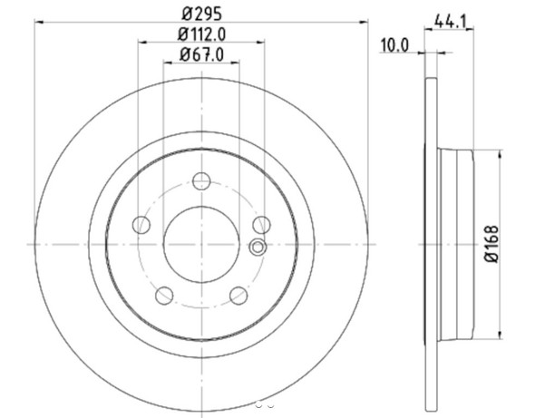 DISC BRAKE ROTOR HIGH CARBON 355119422