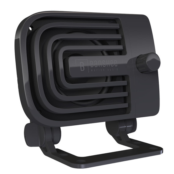 Banshee Marine Active External VHF Speaker - Black BAR-VA-1B