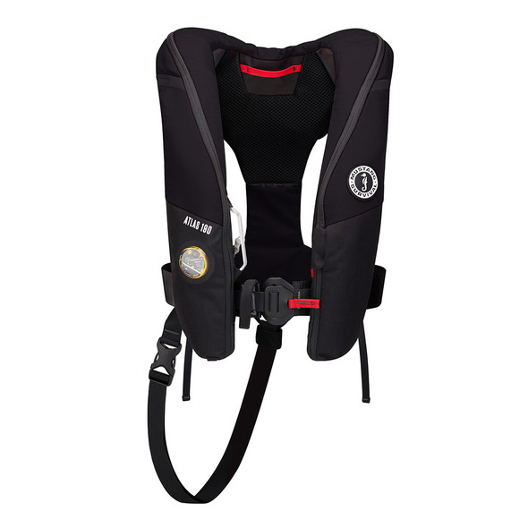 Mustang Atlas 190 DLX Open Ocean Inflatable PFD - Black MD3195E1-13-0