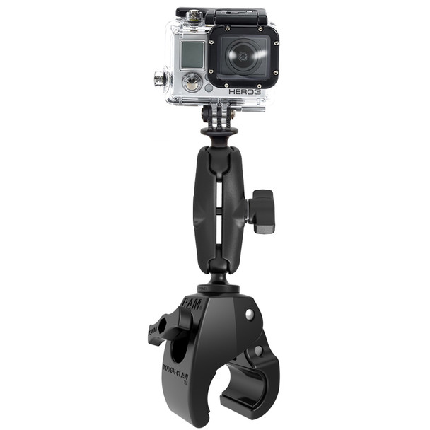 RAM Mount Medium Tough-Claw Mount w/Custom GoPro Hero Adapter RAP-B-404-GOP1U