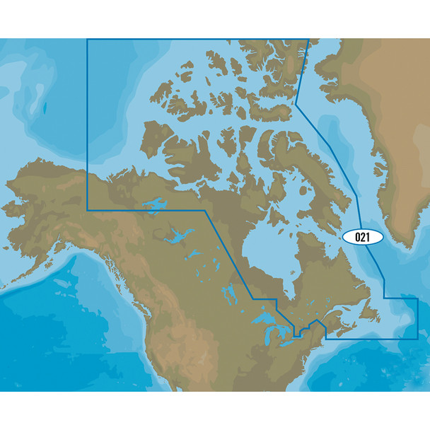C-MAP 4D NA-D021 - Canada North & East NA-D021