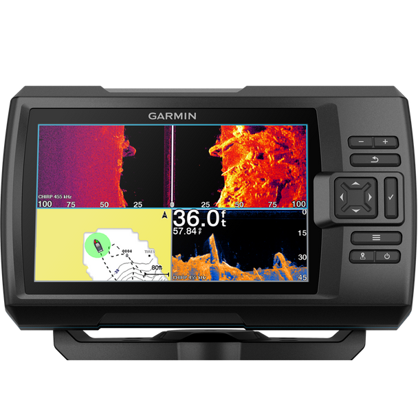Garmin Striker Vivid 7sv 7"" Fishfinder Gps Track Plotter With Gt52 Not 010-02553-00