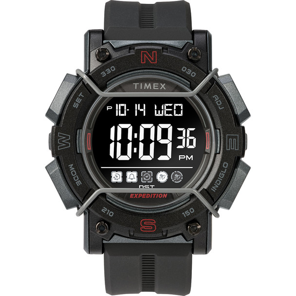 Timex Expedition Digital Face 47mm - Black Screen w/Black Resin Strap TW4B17900JV