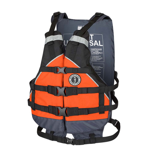 Mustang Youth Canyon V Foam Vest - Orange/Black - 50-90lbs MV9070-33-0-253