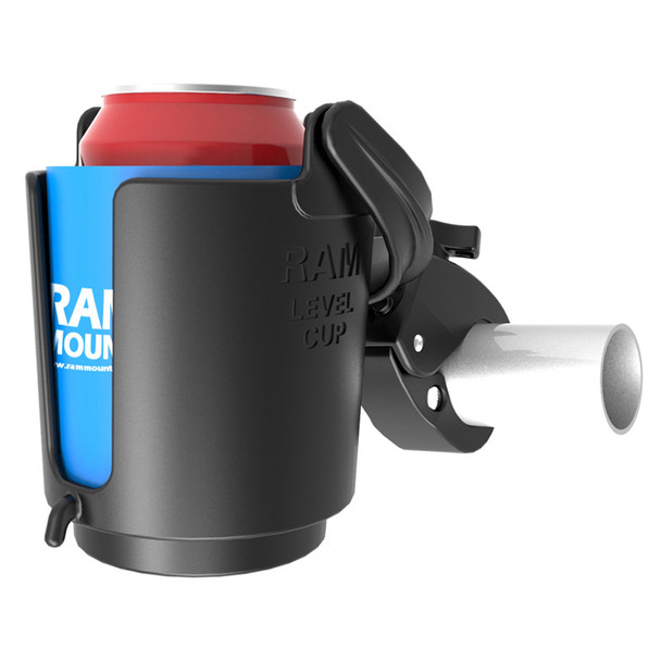 RAM Mount Tough-Claw Mount w/Self-Leveling Cup Holder RAM-B-132-400U