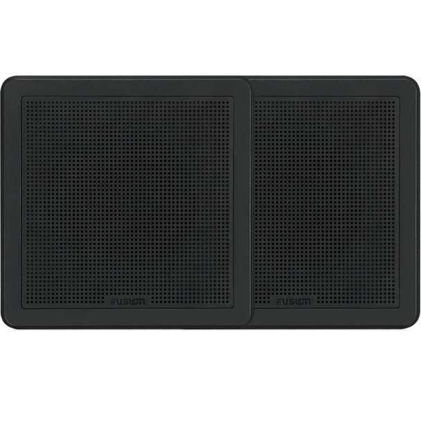 Fusion Fm-f65sb 6"" Black Square Flush Mount Speakers 010-02299-11
