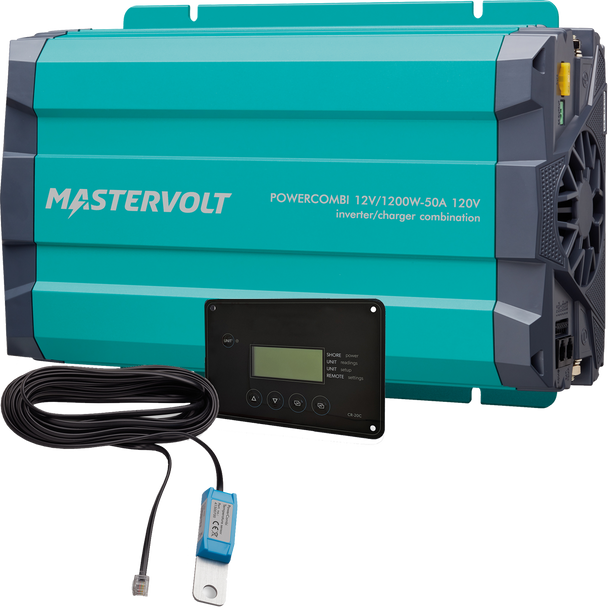 Mastervolt PowerCombi Pure Sine Wave Inverter/Charger - 1200W - 12V - 5 36211201