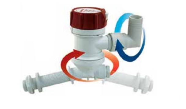 Rule "C" Tournament Series 800 GPH Livewell/Aerator w/ Angled Inlet 403C