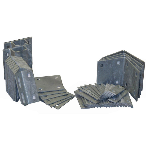 Dock Edge Dock 2 Go Modular 6' x 12' Floating Dock Hardware Kit 85-272-F