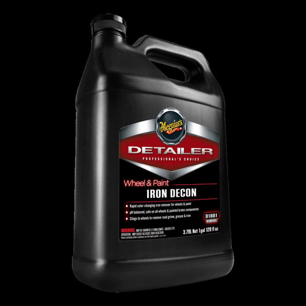 Meguiar's Wheel & Paint Iron DECON - Pro-Strength Iron Remover - 1 Gall D180101