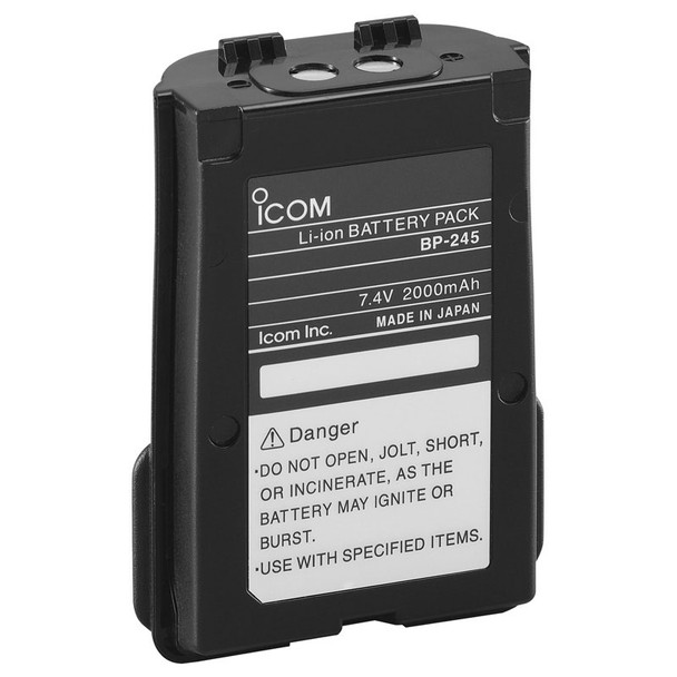 Icom Bp245h 2000mah Li-ion Battery For M72/m73 BP245H