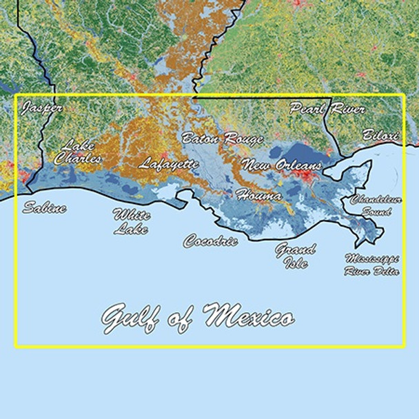 Garmin Standard Mapping - Louisiana One Premium microSD/SD card 010-C1163-00