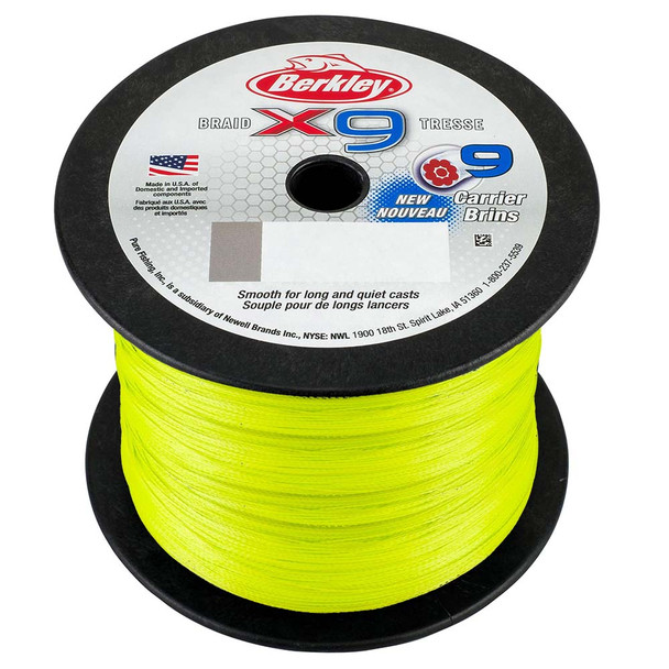 Berkley Jordan Lee x9 Flame Green Braid - 50lb - 2188 yds - X9BBK50-GG 1486877 Berkley Jordan Lee x9 Flame Green Braid - 50lb - 2188 yds - X9BBK50-GG 1486877
