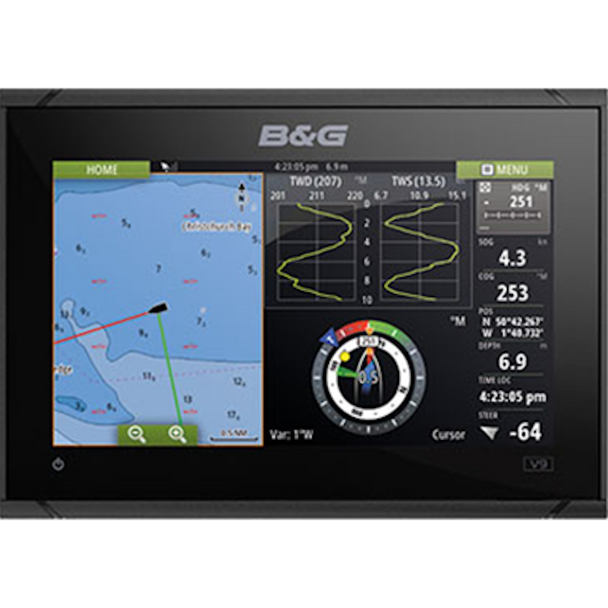 B&g Vulcan 9fs 9"" Display No Transducer Basemap 000-13214-001