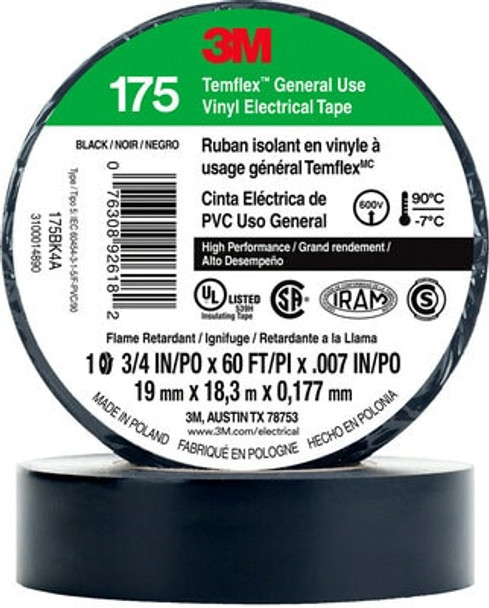 TEMFLEX VINYL ELECTRICAL TAPE