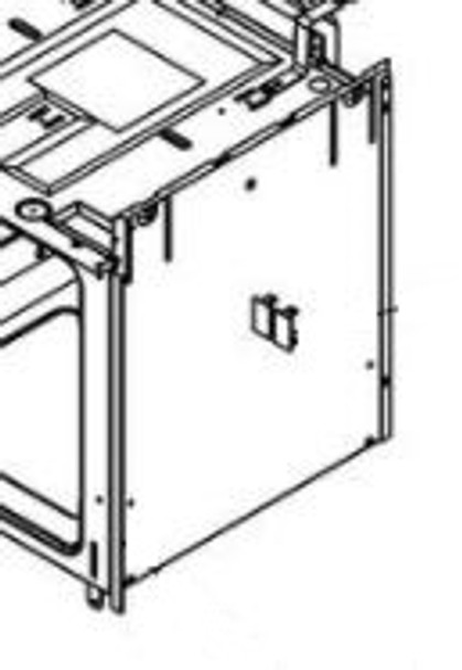 DOOR OVN BLK F/STOVE GAS 3   +