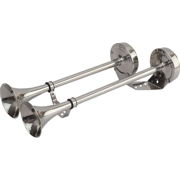 Sea-Dog MaxBlast Stainless Steel Trumpet 12V Horn - Dual 431520-1