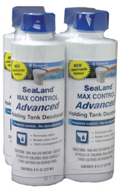 Dometic Max Control Holding Tank Deodorant - Four (4) Pack of 8oz Bottl 379700029
