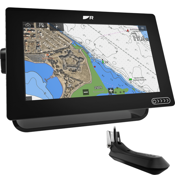 Raymarine Axiom+ 9rv 9 "" Mfd Rv100 Transom Transducer No Chart E70637-03