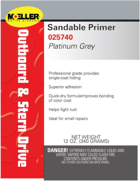 SANDABLE PRIMER PLATINUM GREY SANDABLE PRIMER PLATINUM GREY
