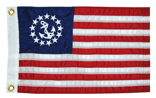 Taylor Made 12" x 18" Deluxe Sewn US Yacht Ensign Flag 8118