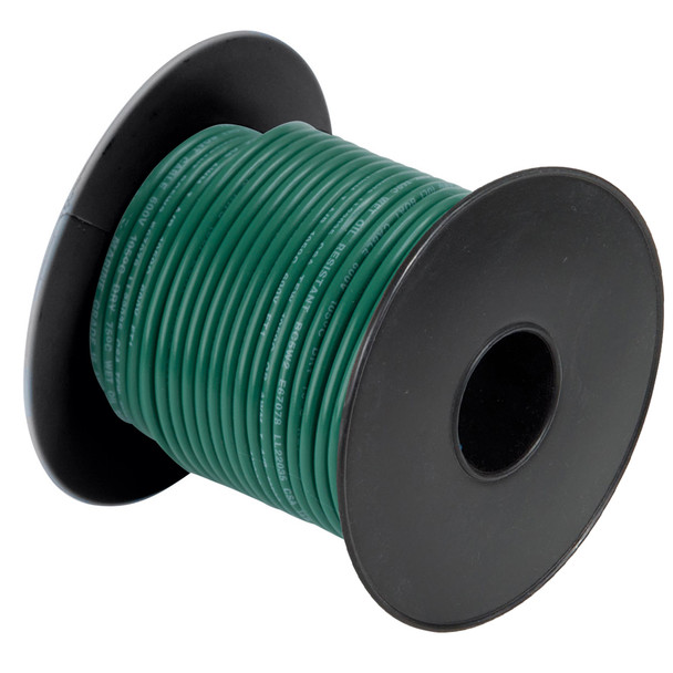 Cobra Wire 14 Gauge Flexible Marine Wire - Green - 100' A1014T-03-100'