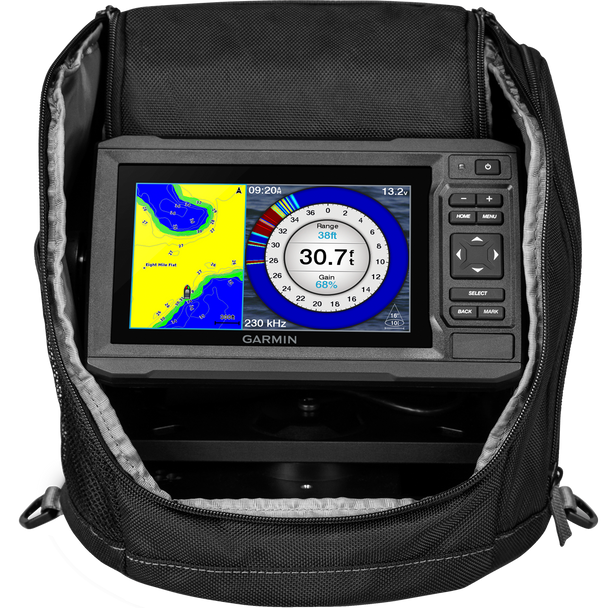 Garmin Echomap Uhd 63cv Ice Bundle With Gt8hw-if Us Lakevu G3 010-02330-15