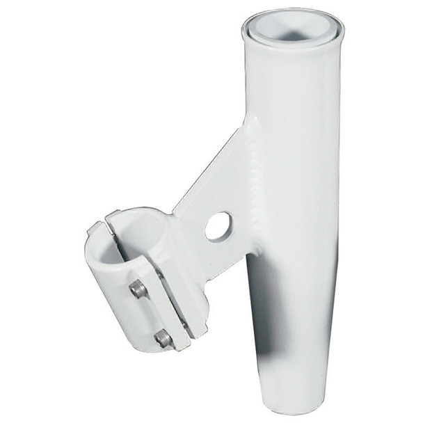 Lee's Clamp-On Rod Holder - White Aluminum - Vertical Mount - Fits 1.66 RA5003WH