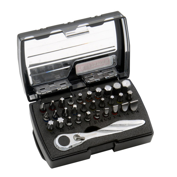 CRAFTSMAN&reg; 31-Piece Mini Ratchet &amp; Bit Set - 1/4" Drive Ra 99855