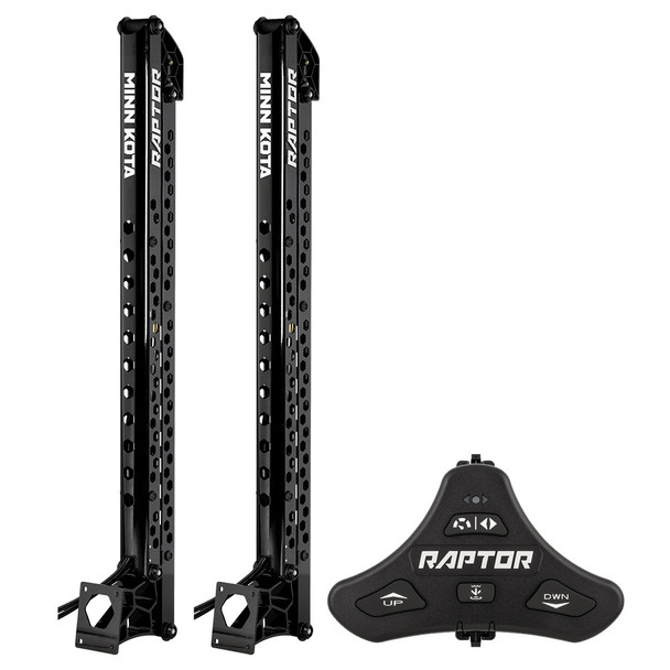 Minn Kota Raptor Bundle Pair - 8' Black Shallow Water Anchors w/Ac 1810620/PAIR