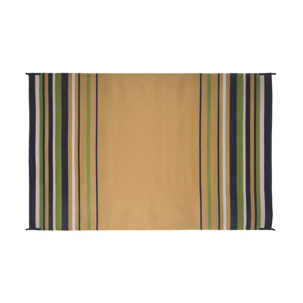 MAT STRIPED 8X20 NAVY/WHT/LIME/BGE 68800 MAT STRIPED 8X20 NAVY/WHT/LIME/BGE 68800